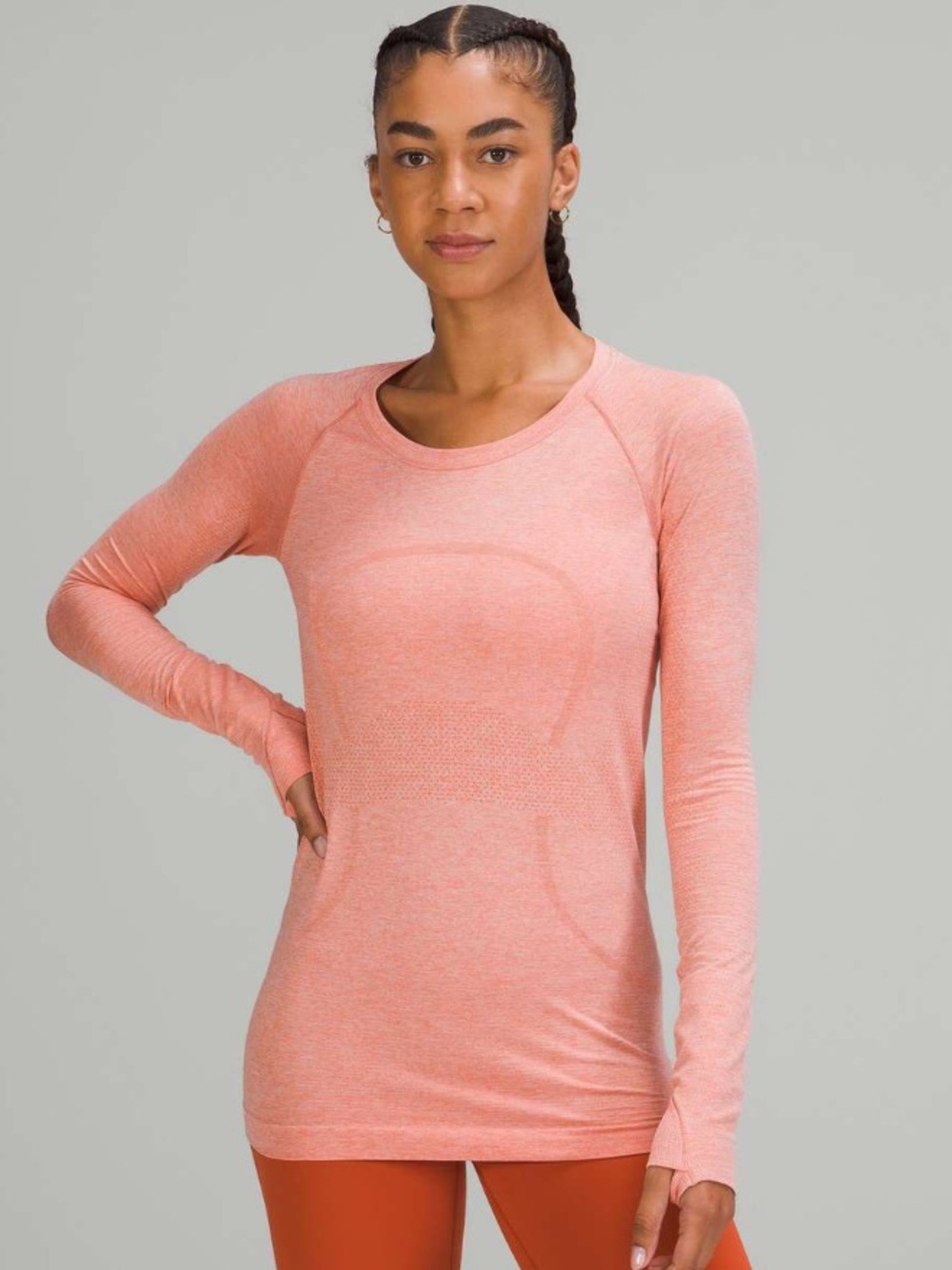 NWOT Lululemon Swiftly Tech Long Sleeve 4 Shirt 2.0 Pink Savannah, Pink Mist
